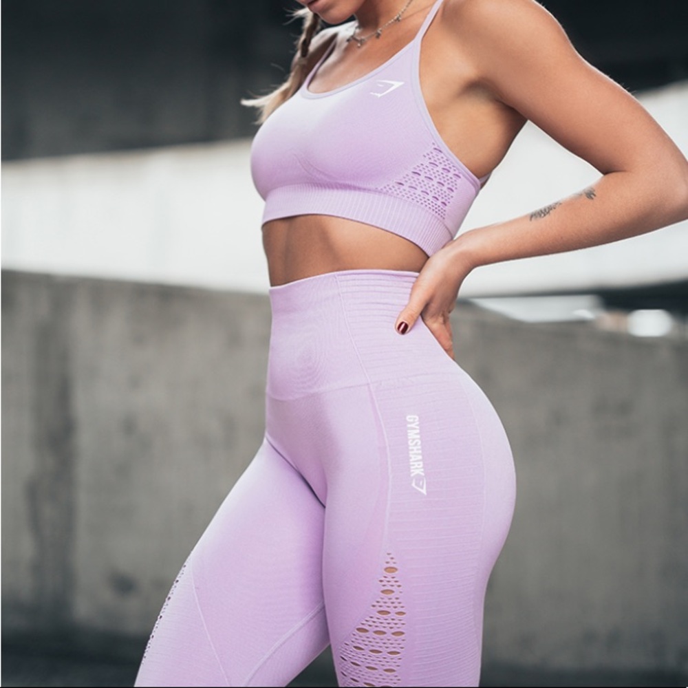 Purple Gymshark Energy Seamless legging (OG)